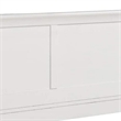 King Bedroom Set- White Wood- 3 Piece Set with 2 Nightstands