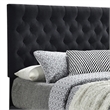 King Bedroom Set- Black Wood- 3 Piece Set with 2 Nightstands