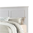 King Bedroom Set- White Wood- 3 Piece Set with 2 Nightstands