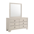 Full Bedroom Set- White- Black Wood- 4 Piece Set with Nightstand- Dresser-Chest