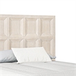 Queen Bedroom Set- Beige- Bronze Wood- 3 Piece Set with 2 Nightstands