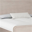 Queen Bedroom Set- Natural Oak Beige Brown Wood- 2 Piece Set with Nightstand