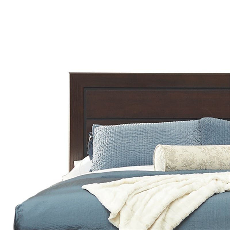 Queen Bedroom Set- Brown Wood- 3 Piece Set with 2 Nightstands