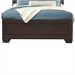 Queen Bedroom Set- Brown Wood- 3 Piece Set with 2 Nightstands