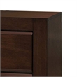 Queen Bedroom Set- Brown Wood- 3 Piece Set with 2 Nightstands
