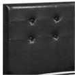 Queen Bedroom Set- Black Wood- 3 Piece Set with 2 Nightstands