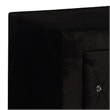 Queen Bedroom Set- Black Wood- 3 Piece Set with 2 Nightstands