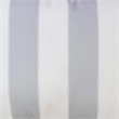 Keo Outdoor Lumbar Pillow- Wide Silver and White Horizontal Stripes- 14x20