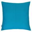 Outdoor Indoor Throw Pillow Cover- Aqua Blue Polyester- 20x20 Inch Square