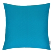 Outdoor Indoor Throw Pillow Cover- Aqua Blue Polyester- 20x20 Inch Square