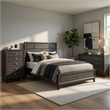 Queen Bedroom Set- 4 Piece Set with Nightstand- Dresser- and Chest