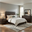 Queen Bedroom Set-Silver- 5 Piece Set w 2 Nightstands- Dresser- and Mirror