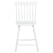 Andy Counter Height Chair Set of 2- Windsor Spindle Back- White Wood