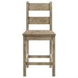 Dova Counter Height Chair Set of 2- Ladder Back- Vineyard Oak Brown