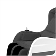 Marty 7 Modes Massage Chair with 3D Back Roller- Black Faux Leather