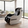 Marty 7 Modes Massage Chair with 3D Back Roller- Black Faux Leather