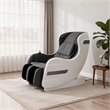 Marty 7 Modes Massage Chair with 3D Back Roller- Black Faux Leather