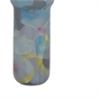 Riya Decorative Vase- Abstract Watercolor Art- Blue Ceramic 21 Inch