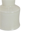 Ginny Decorative Vase with Slender Neck- Glossy White Ceramic 16 Inch