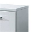 3pc King Bedroom Set- White and Black Wood- 2 Nightstands