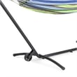 Joena Outdoor Hammock Stand with Angled Frame- Black Steel 130 Inch