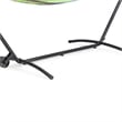 Joena Outdoor Hammock Stand with Angled Frame- Black Steel 130 Inch