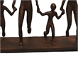 Draco Decorative Family Figurine Sculpture on Base- Bronze Metal