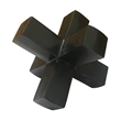 Pearl Abstract Starburst Tabletop Decorative Accent- Black Metal 8 Inch
