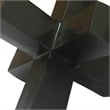 Pearl Abstract Starburst Tabletop Decorative Accent- Black Metal 8 Inch