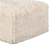 Appi Modular Armless Chair- Compressed Foam Fill Sand Beige Faux Fur