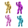 Chim Decorative Astronaut Figurines- Set of 4- Colorful Glossy Ceramic