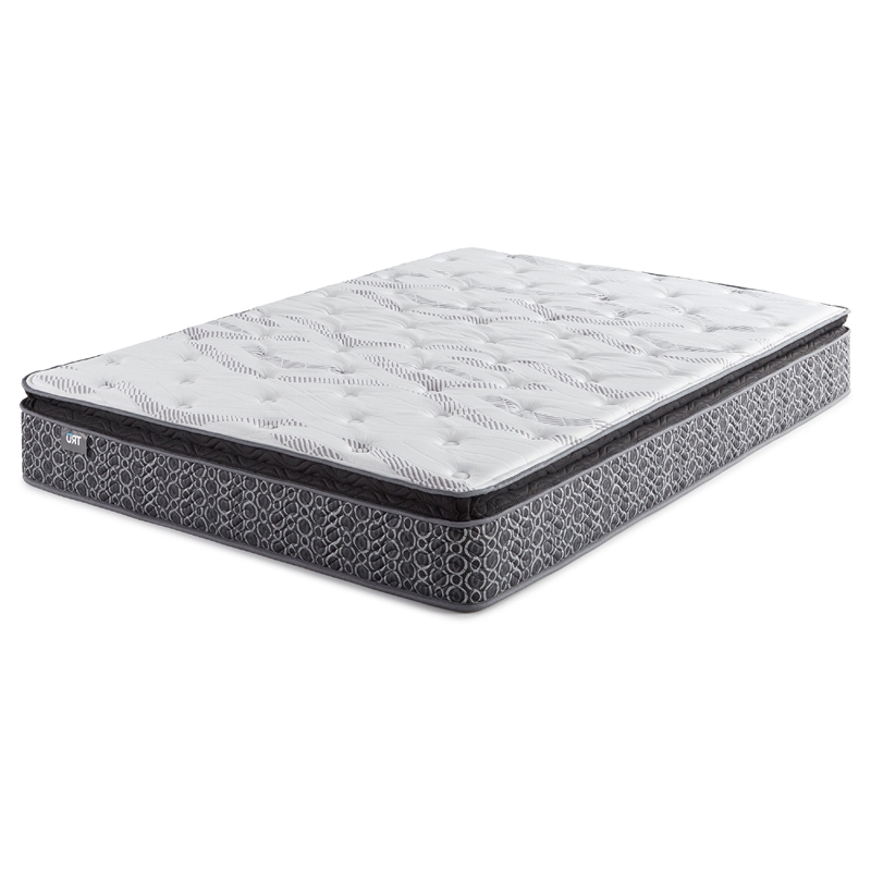 Somy Full Mattress- Pillow Top- Memory Foam- White Bamboo Cover 13 Inch