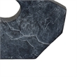 Tabletop Decor - Circular Cutout - Marble Accent Gray Resin - 16 Inch
