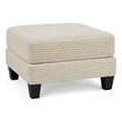 Mysi Storage Ottoman- Beige Wide Wale Corduroy Upholstery- 31 Inch