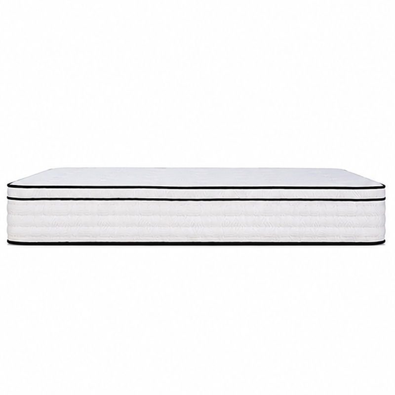 Mysa King Size Euro Top Mattress- Pocket Coil Springs- 12 Inch White