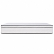 Mysa King Size Euro Top Mattress- Pocket Coil Springs- 12 Inch White