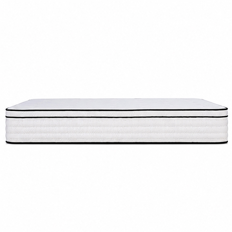 Mysa King Size Euro Top Mattress- Pocket Coil Springs- 12 Inch White