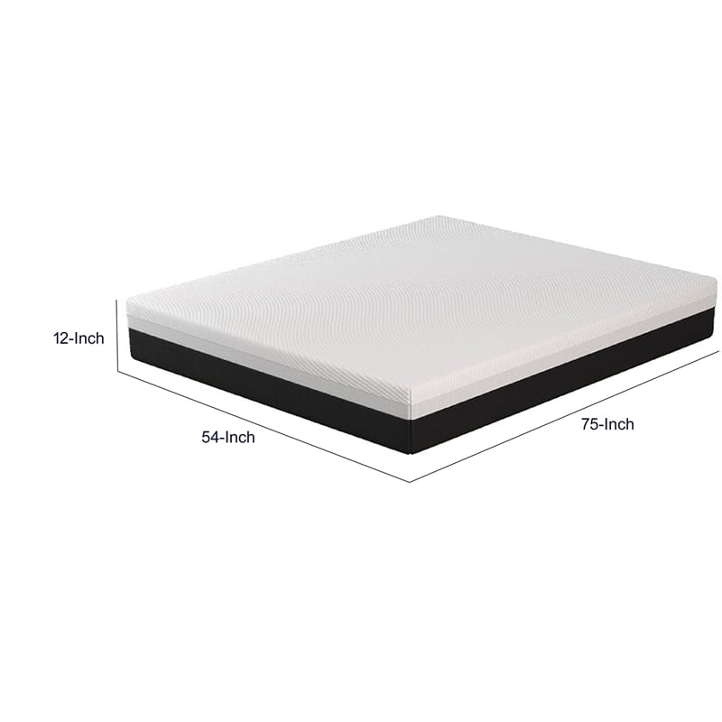 Mesa Full Hybrid Mattress- Cooling Ice Gel Memory Foam- 12 Inch