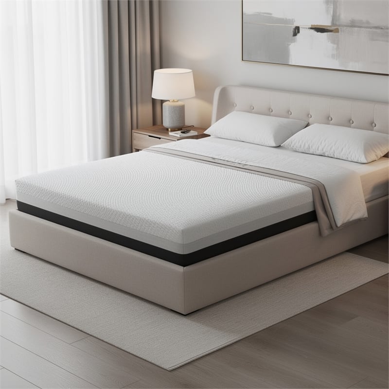 Mesa Queen Hybrid Mattress- Cooling Ice Gel Memory Foam- 12 Inch