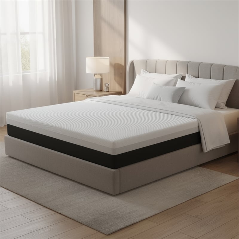 Mesa Queen Hybrid Mattress- Cooling Ice Gel Memory Foam- 12 Inch