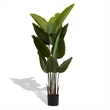 James Artificial Bird of Paradise Palm Tree- Set of 2- Green 63 Inch