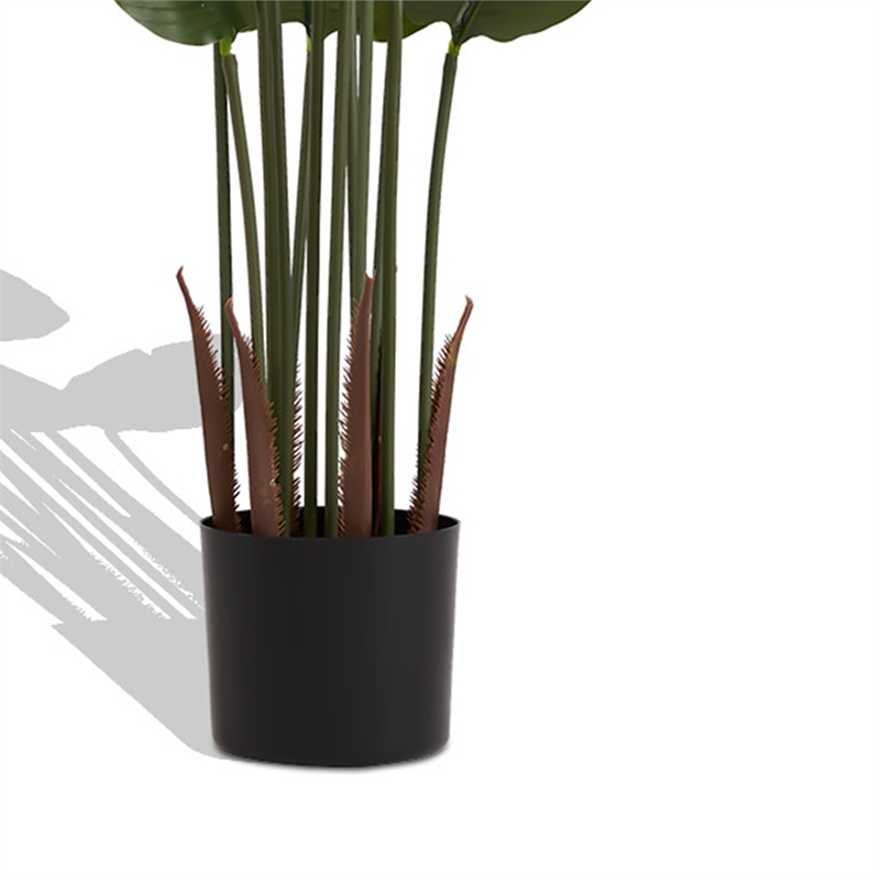 James Artificial Bird of Paradise Palm Tree- Set of 2- Green 63 Inch