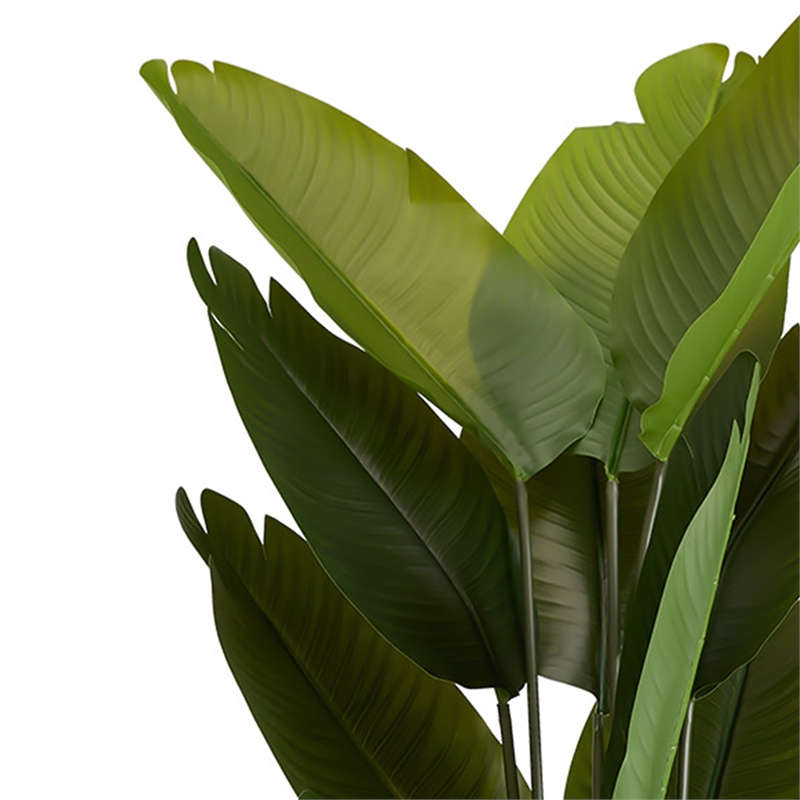 James Artificial Bird of Paradise Palm Tree- Set of 2- Green 63 Inch