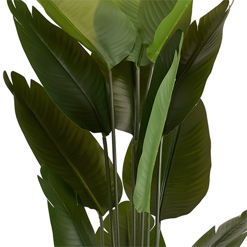 James Artificial Bird of Paradise Palm Tree- Set of 2- Green 63 Inch
