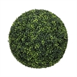 Sophie Faux Boxwood Topiary Balls- Set of 2- Green Poly Silk 19 Inch