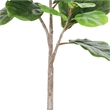 Moona Fiddle Leaf Fig Tree- 28 PEVA Leaves- Lifelike Poly Silk 43 Inch