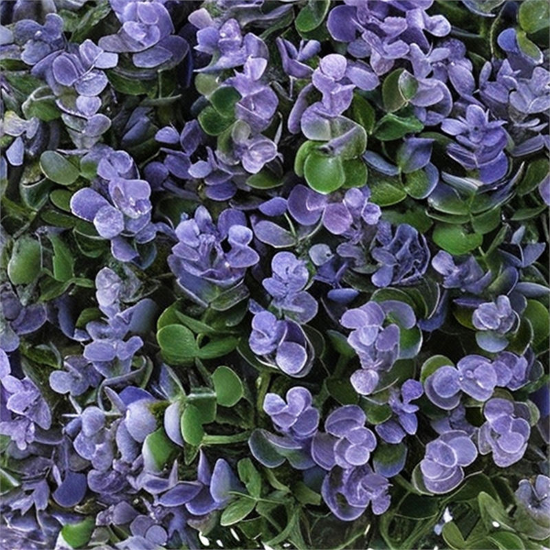 Dammy Eucalyptus 16 Inch Topiary Ball Plants- Set of 2- 22 Inch High
