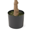 Axel Faux Fiddle Leaf Fig Tree- Iron Frame- Green Poly Silk 59 Inch