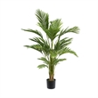 Artificial Palm Tree- Pre-Potted Design- Lifelike Iron-Poly Silk 71 Inch