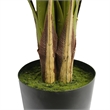 Artificial Palm Tree- Pre-Potted Design- Lifelike Iron-Poly Silk 71 Inch